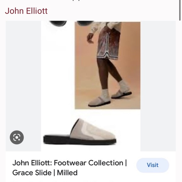 NWT John Elliott Grace Slide desert suede leather slide sandal mule size 42 - Picture 3 of 11